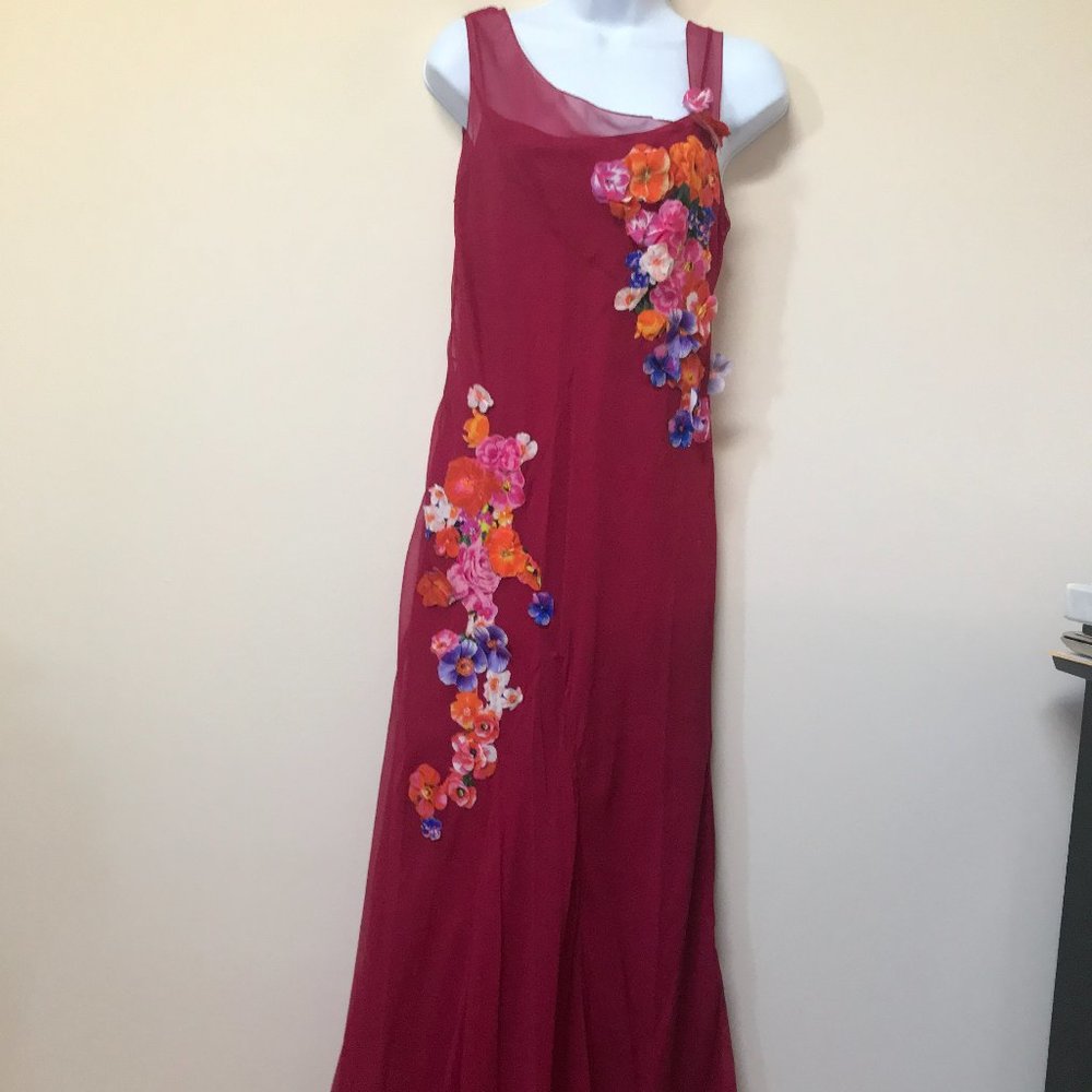 Alberta Ferretti Red Formal Dress